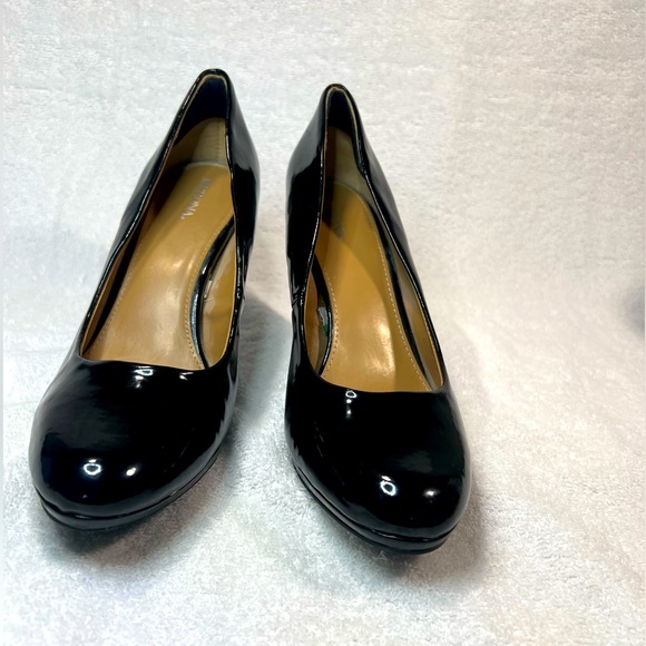 Merona Shoes - MERONA, Black 3 inch patent leather pumps